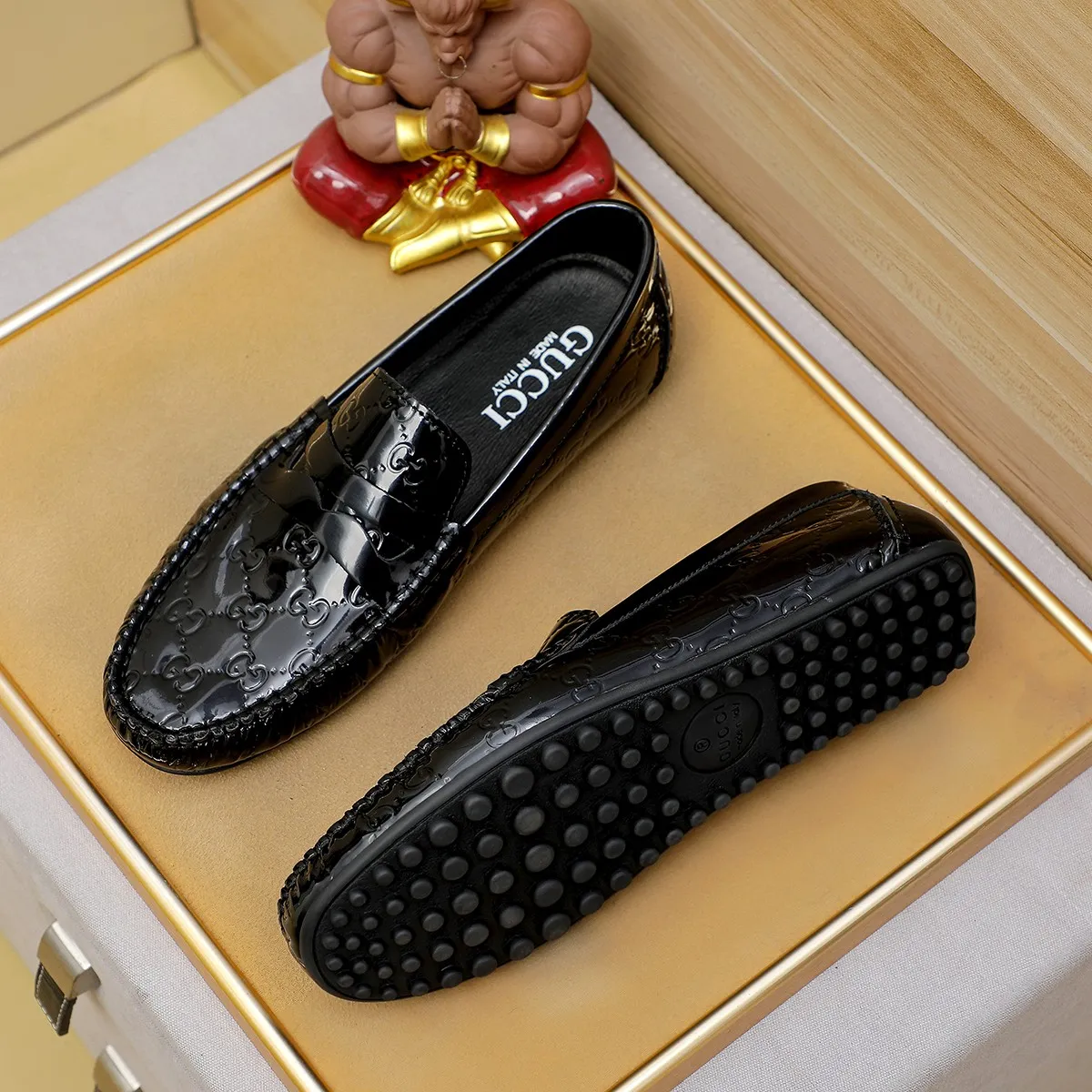 Men's shoes 💰360💰💰GUCCI Gucci official website synchronizes the latest model 🛃The upper is made of imported cowhide, 🐷leather lining, rubber outsole, 🎩🎩top handcrafted with fine stitch and thread workmanship🔍definitely satisfy those perfectionist men who pursue high luxury quality 👏 3 colors available! Code number 38-45 Large quantity in stock